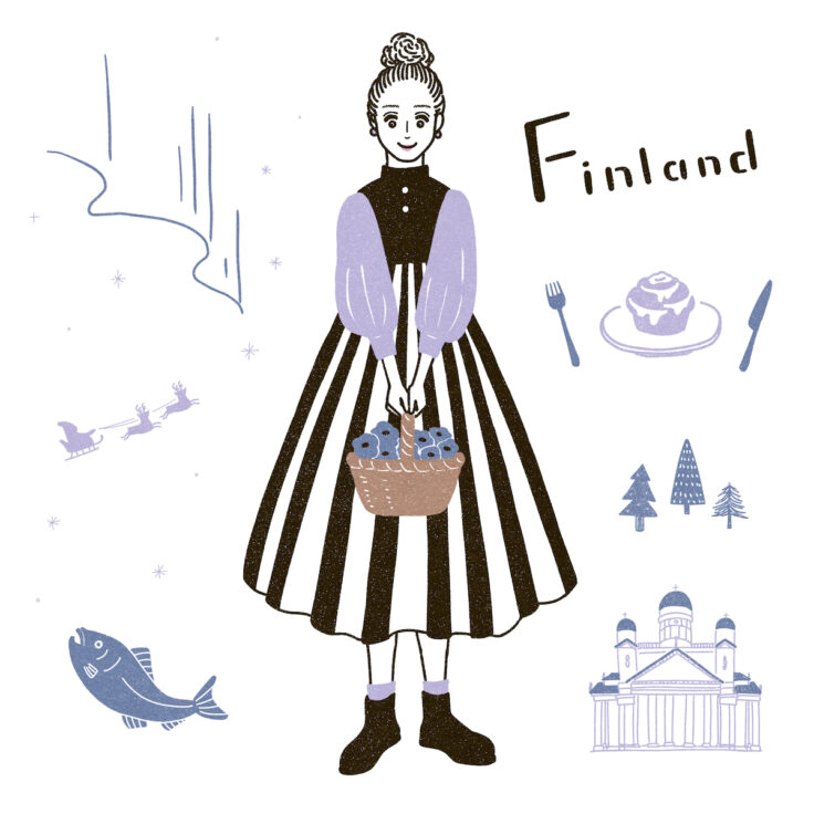 旅ファッション「フィンランド」