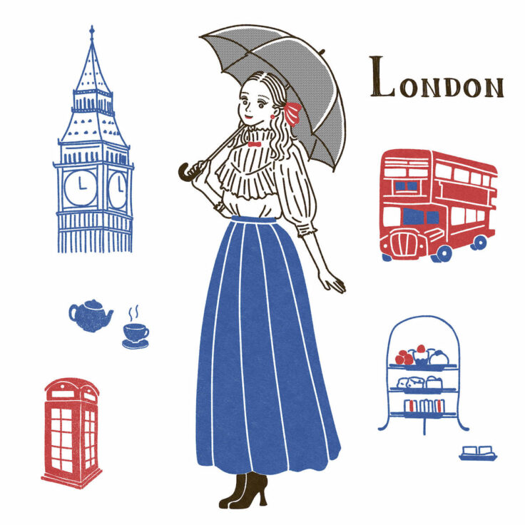 旅ファッション「ロンドン」