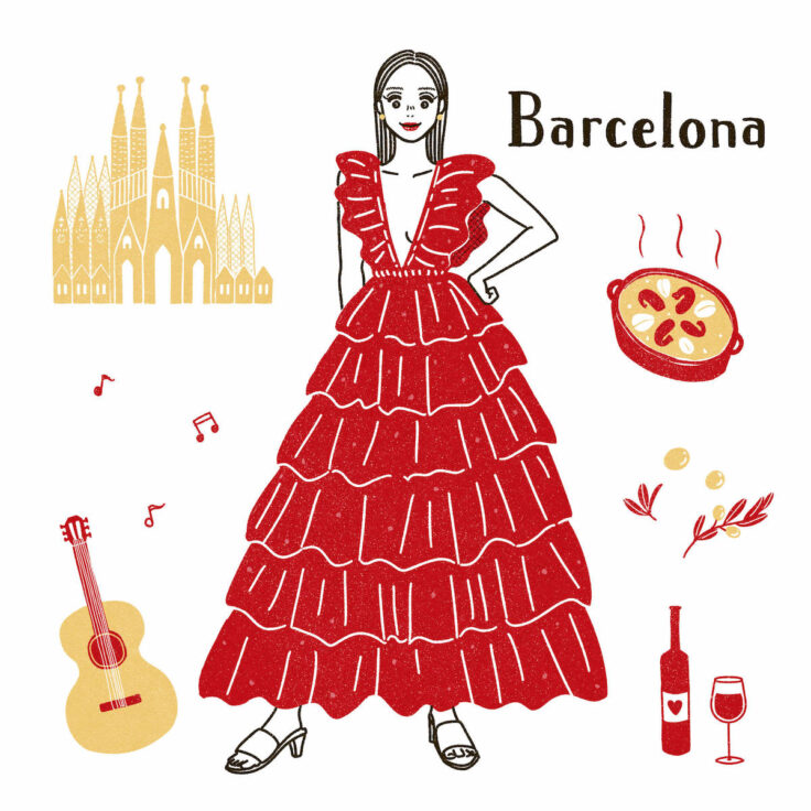 旅ファッション「バルセロナ」