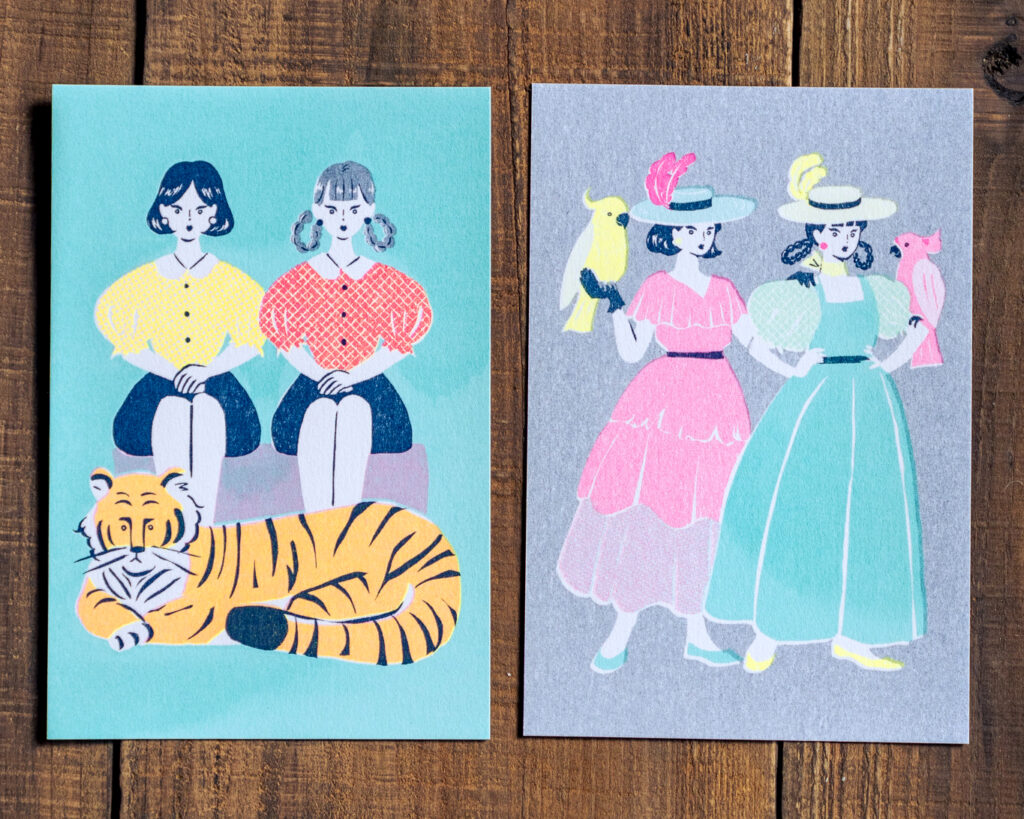 リソグラフ|トモマツユキ|イラストレーション