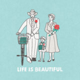 映画「ライフ・イズ・ビューティフル」イラスト｜トモマツユキ｜WORKS