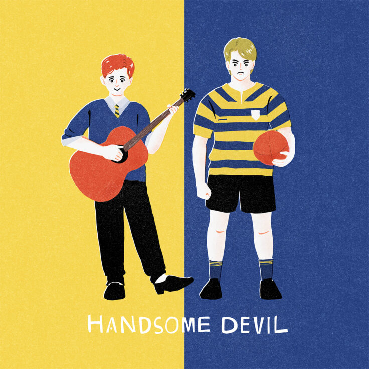 映画『ハンサム・デビル』イラスト