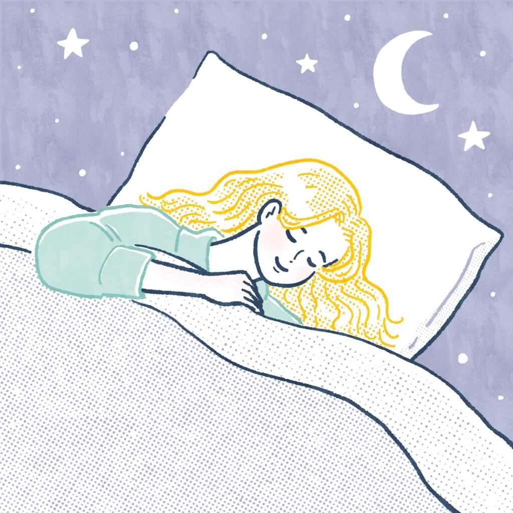 JANTZEN COLUMN「睡眠コンサルタント 友野なおさんにASK“眠り”の基本と快眠Q&A」イラスト｜トモマツユキ｜WORKS