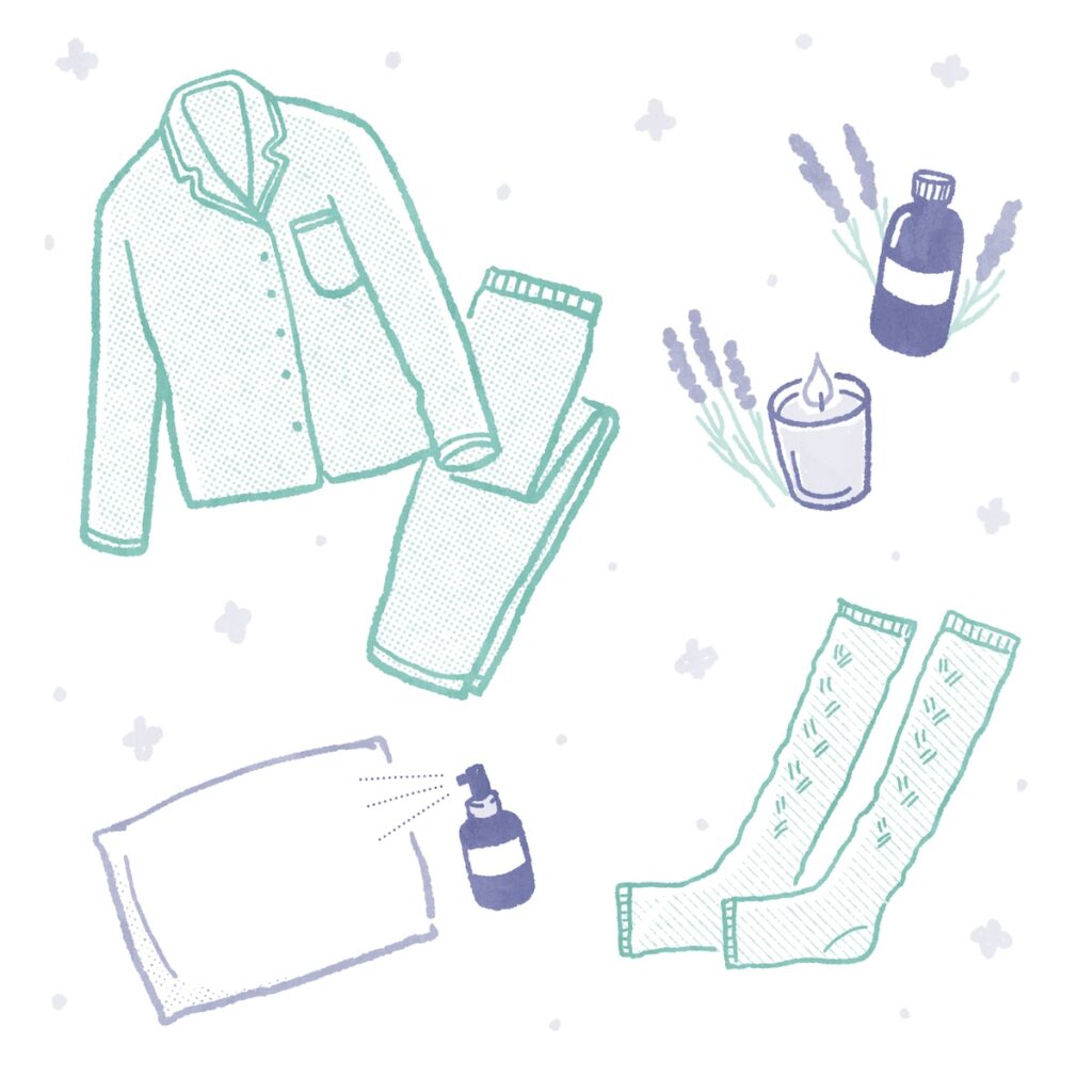 JANTZEN COLUMN「睡眠コンサルタント 友野なおさんにASK“眠り”の基本と快眠Q&A」イラスト｜トモマツユキ｜WORKS