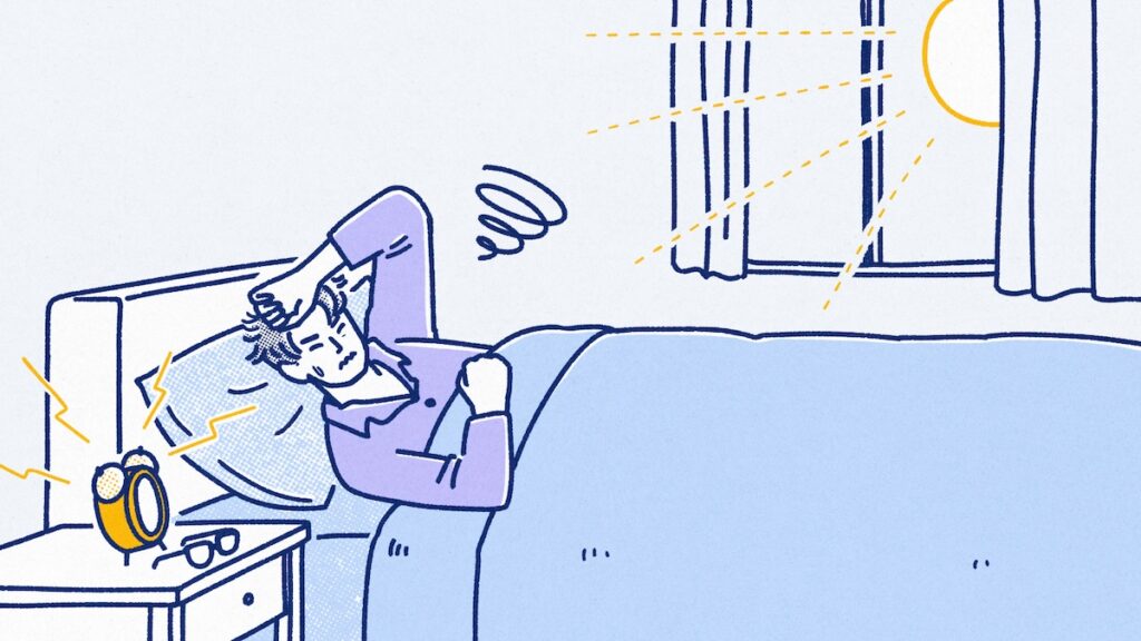 健康美塾「男性更年期障害って何？症状と治療法とは？」イラスト｜トモマツユキ｜WORKS