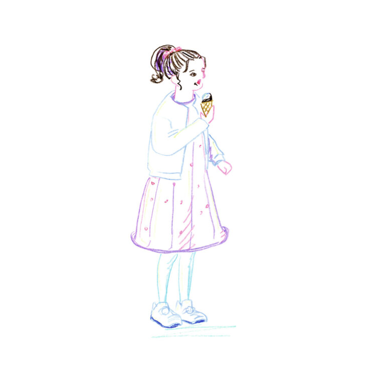 イラストレーター トモマツユキ｜Looking at People｜アナログイラスト
