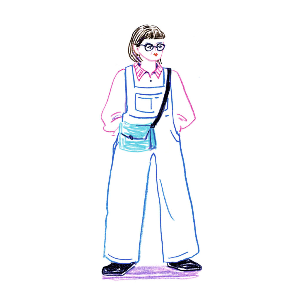 イラストレーター トモマツユキ｜Looking at People｜アナログイラスト