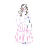 イラストレーター トモマツユキ｜Looking at People｜アナログイラスト