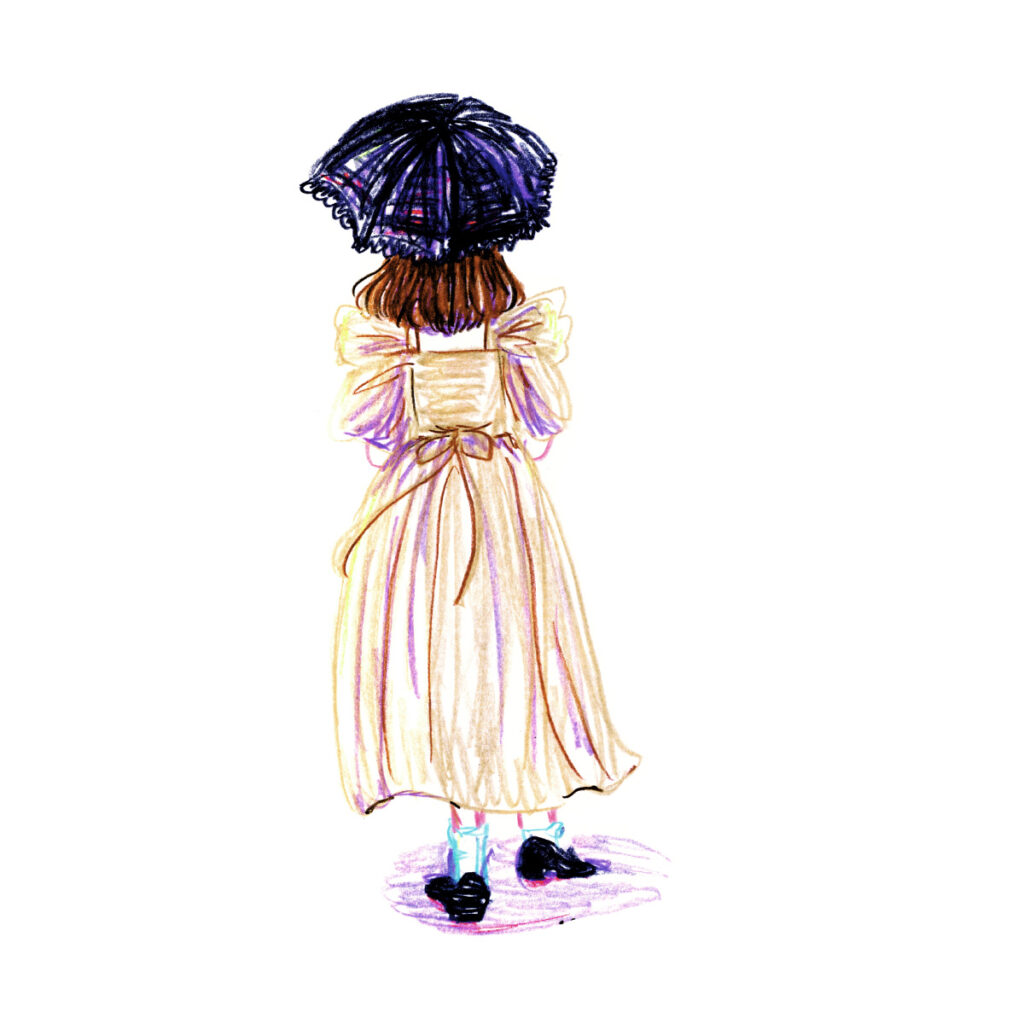 イラストレーター トモマツユキ｜Looking at People｜アナログイラスト