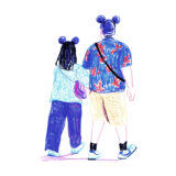 イラストレーター トモマツユキ｜Looking at People｜アナログイラスト