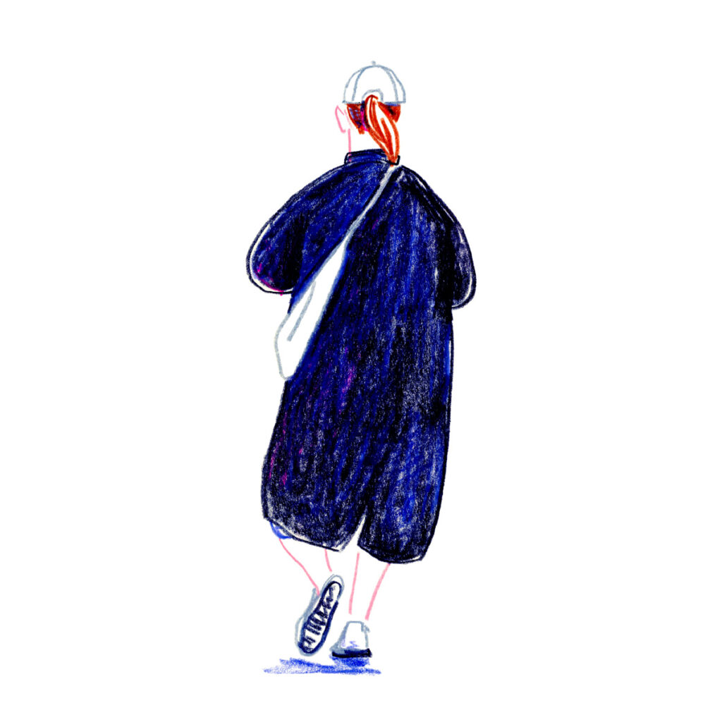 イラストレーター トモマツユキ｜Looking at People｜アナログイラスト