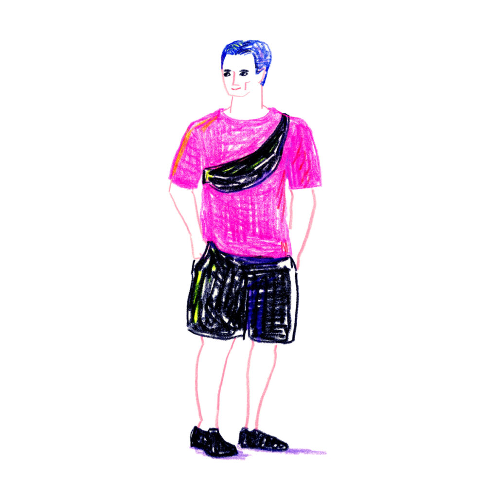 イラストレーター トモマツユキ｜Looking at People｜アナログイラスト