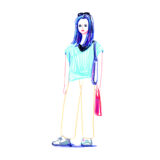 イラストレーター トモマツユキ｜Looking at People｜アナログイラスト