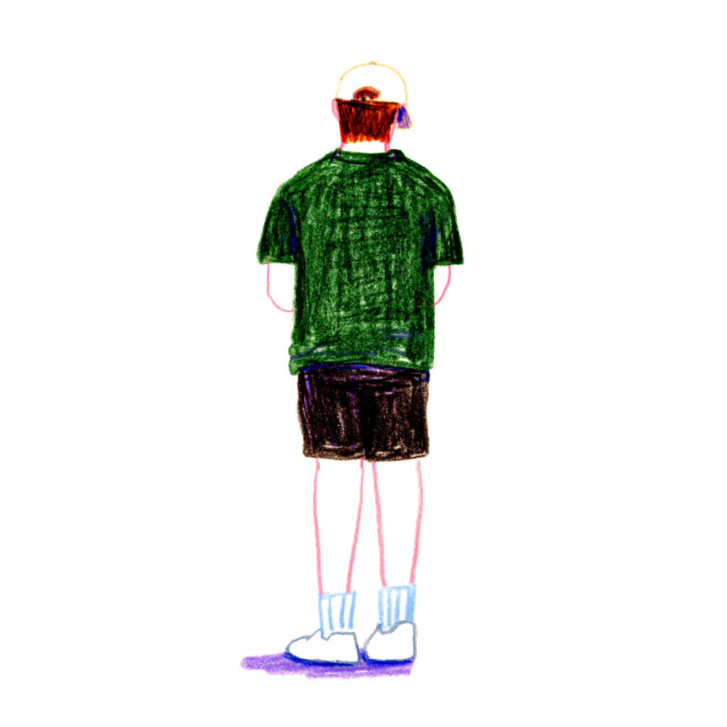 イラストレーター トモマツユキ｜Looking at People｜アナログイラスト