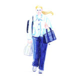 イラストレーター トモマツユキ｜Looking at People｜アナログイラスト