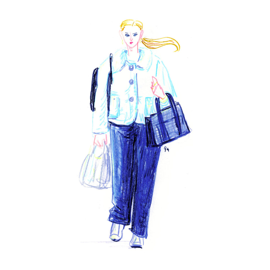 イラストレーター トモマツユキ｜Looking at People｜アナログイラスト