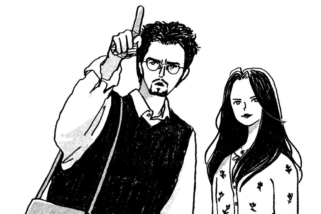 映画ナタリー「平成ドラマ委員会～懐かしドラマを令和に観てみた～ Vol. 1：トリック」イラスト｜イラストレーター トモマツユキ｜WORKS