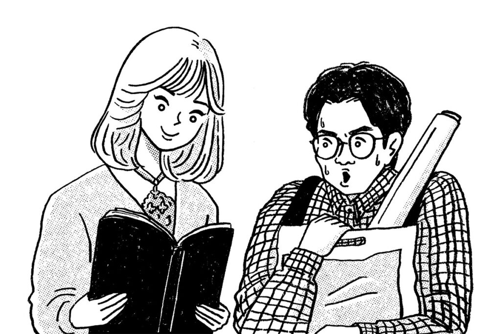 映画ナタリー「平成ドラマ委員会~懐かしドラマを令和に観てみた~ Vol. 2:電車男」イラスト|トモマツユキ|WORKS