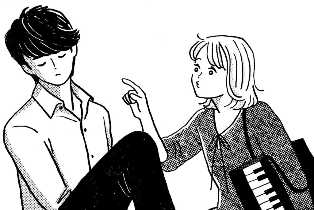 映画ナタリー「平成ドラマ委員会～懐かしドラマを令和に観てみた～ Vol. 5：のだめカンタービレ」イラスト｜イラストレーター トモマツユキ｜WORKS