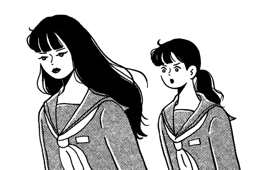 映画ナタリー「平成ドラマ委員会～懐かしドラマを令和に観てみた～ Vol.9：六番目の小夜子」イラスト｜イラストレーター トモマツユキ｜WORKS