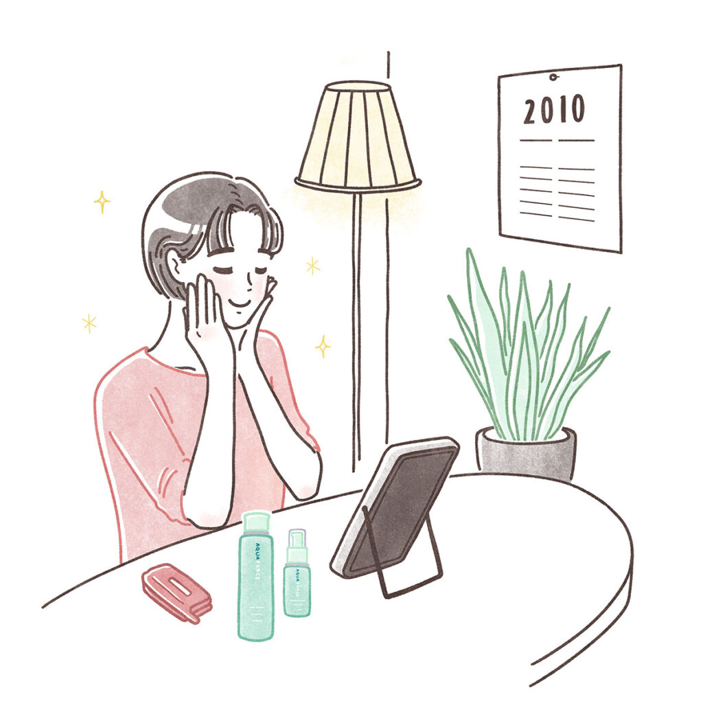 オルビス WEBマガジン「マイ・オルビス・ストーリー #02」イラスト｜トモマツユキ｜WORKS