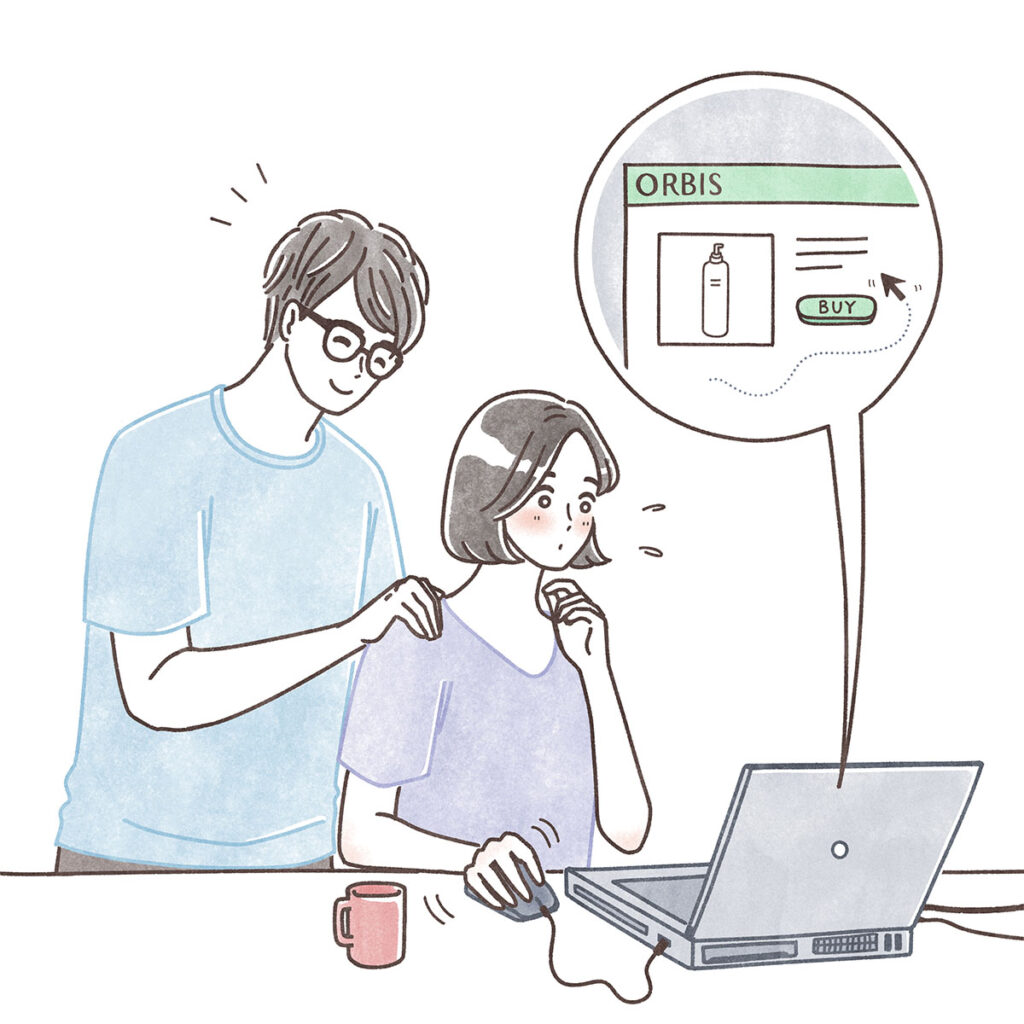 オルビス WEBマガジン「マイ・オルビス・ストーリー #05」イラスト｜トモマツユキ｜WORKS