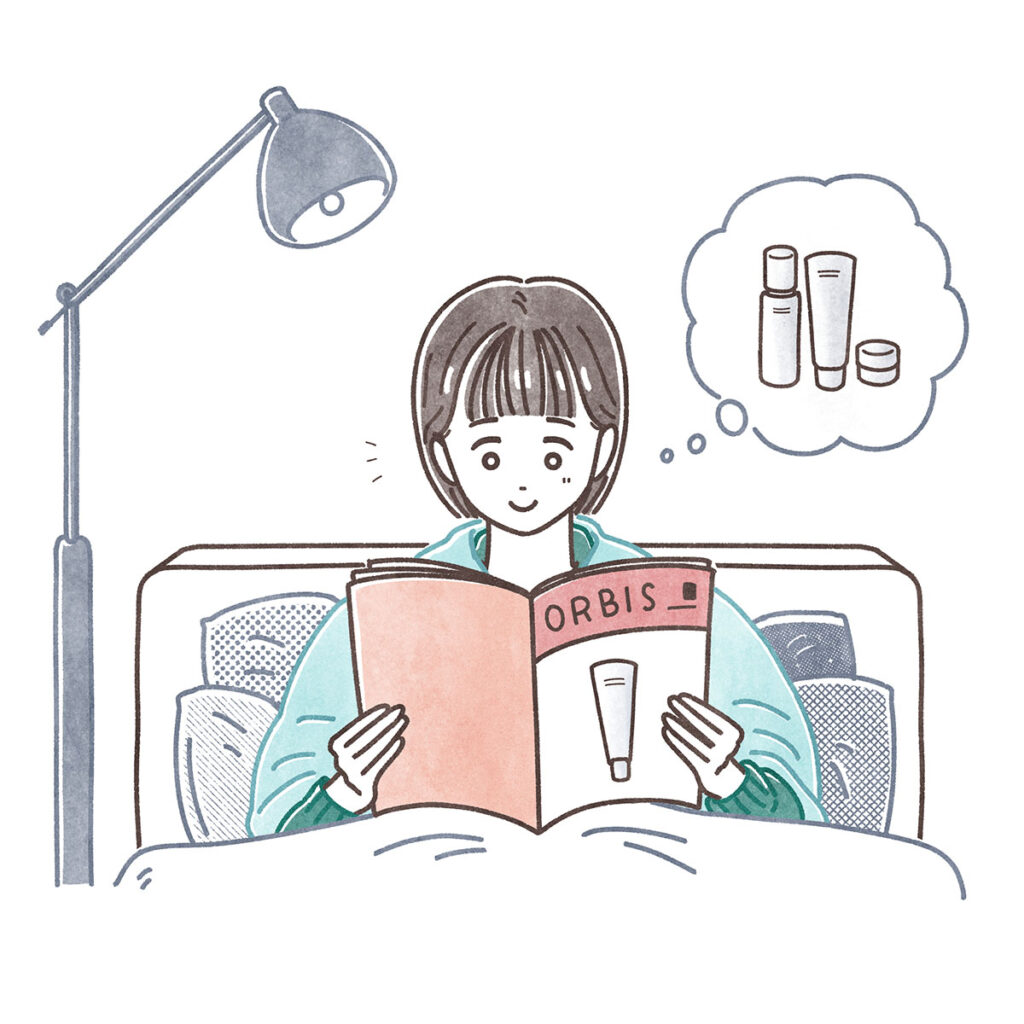 オルビス WEBマガジン「マイ・オルビス・ストーリー #08」イラスト｜トモマツユキ｜WORKS