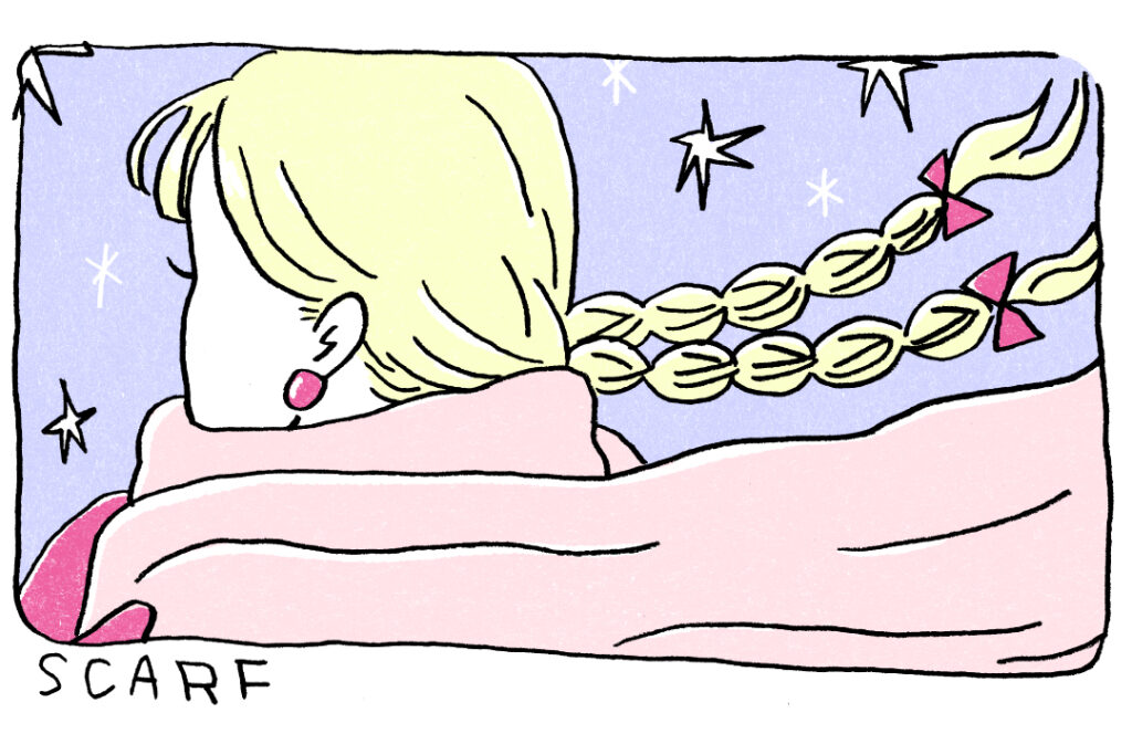 ONE SCENE no.028: Scarf（マフラー）｜トモマツユキ｜イラストレーション