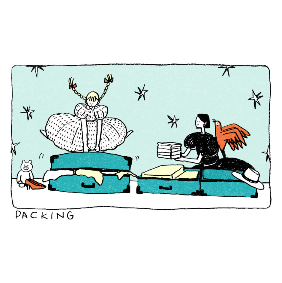 ONE SCENE ｜旅行｜トモマツユキ｜イラストレーション