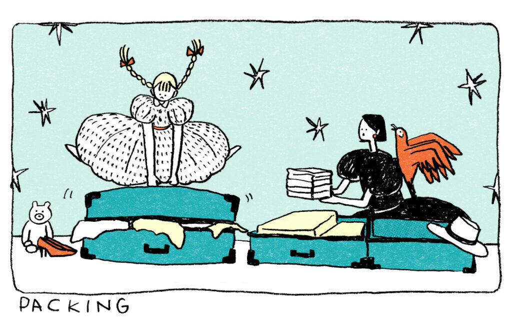 ONE SCENE ｜旅行｜トモマツユキ｜イラストレーション