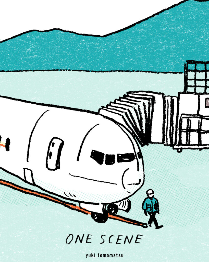 ONE SCENE ｜旅行｜トモマツユキ｜イラストレーション