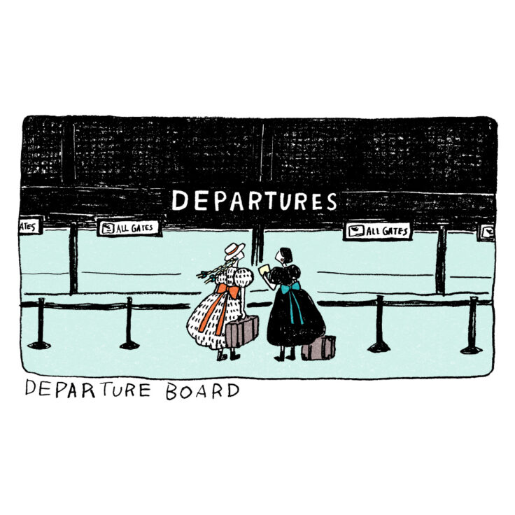 ONE SCENE : Departure Board（発着案内板）