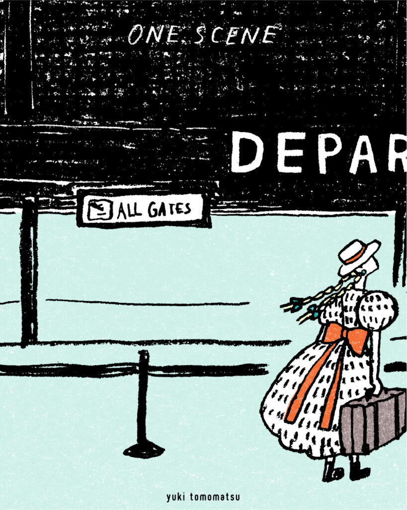ONE SCENE ｜旅行｜トモマツユキ｜イラストレーション