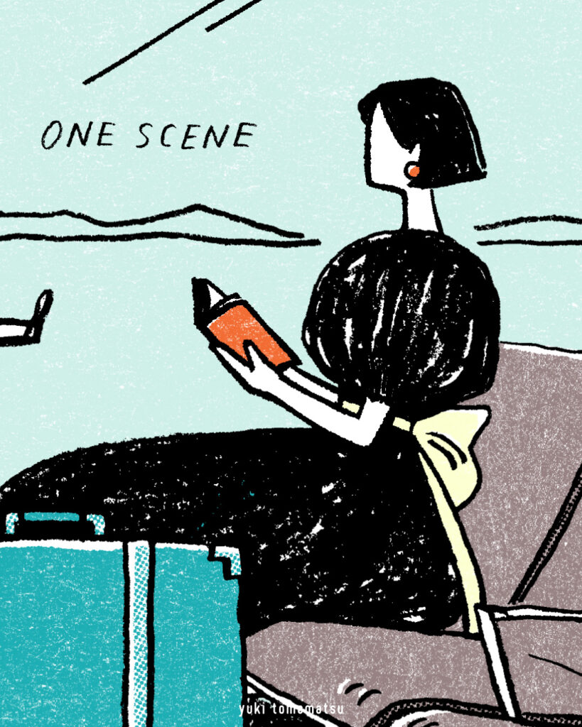 ONE SCENE ｜旅行｜トモマツユキ｜イラストレーション