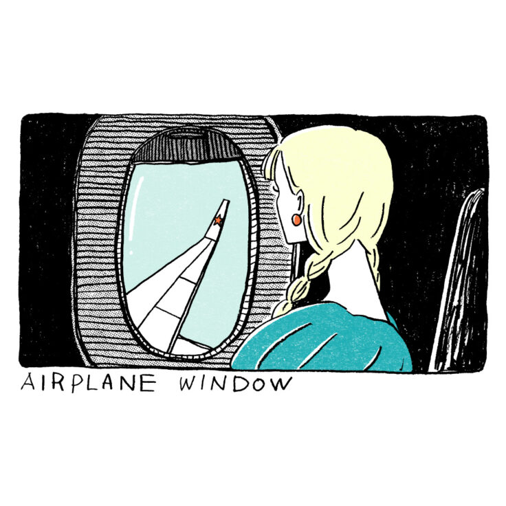 ONE SCENE : Airplane Window（飛行機の窓）