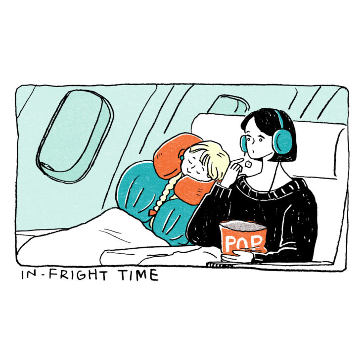 ONE SCENE : In-flight Time（機内の過ごし方）