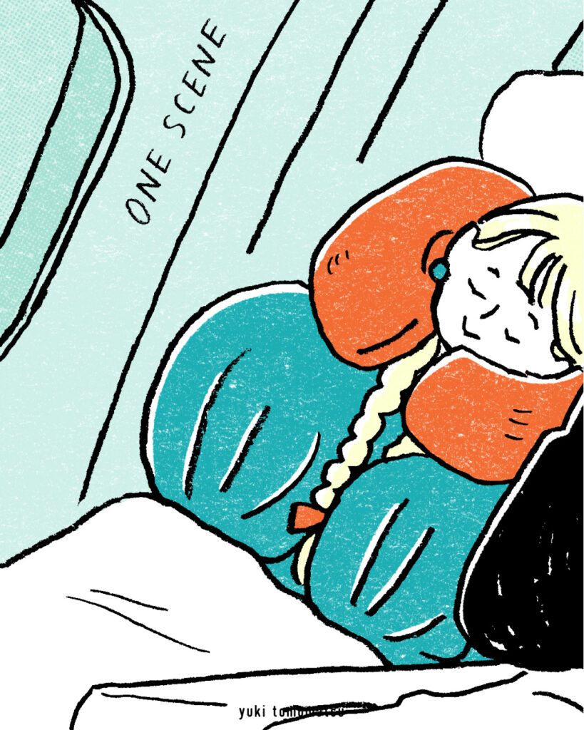 ONE SCENE ｜旅行｜トモマツユキ｜イラストレーション