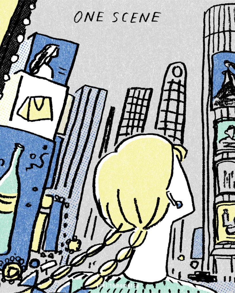 ONE SCENE ｜旅行｜トモマツユキ｜イラストレーション