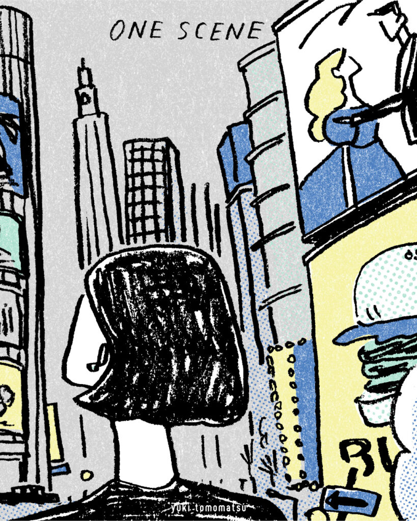 ONE SCENE ｜旅行｜トモマツユキ｜イラストレーション