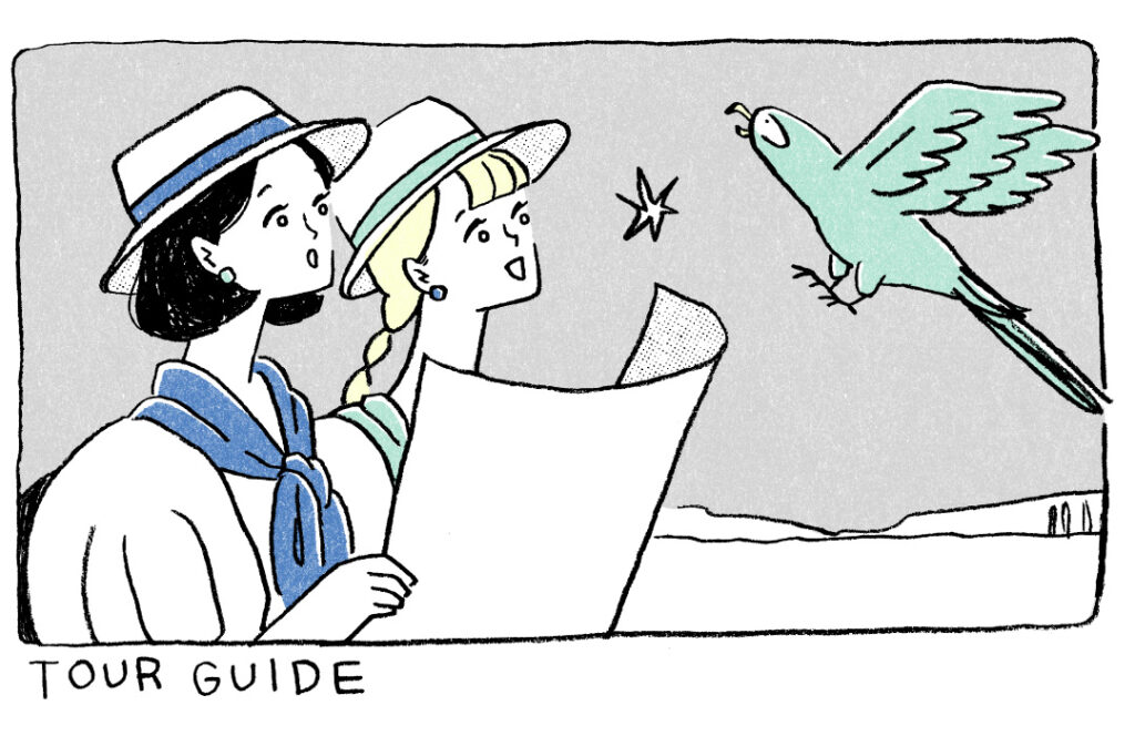 ONE SCENE ｜旅行｜トモマツユキ｜イラストレーション