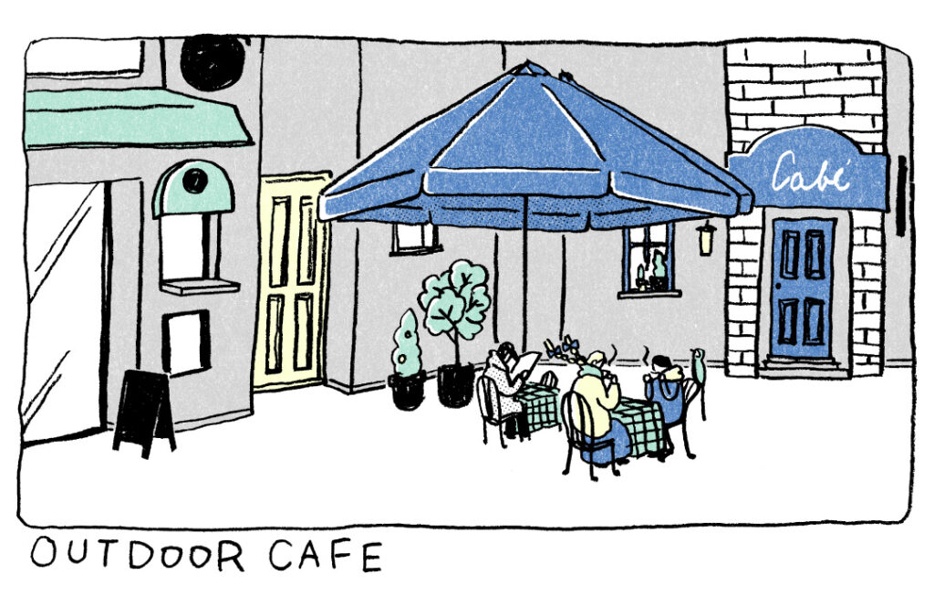 ONE SCENE ｜旅行｜トモマツユキ｜イラストレーション