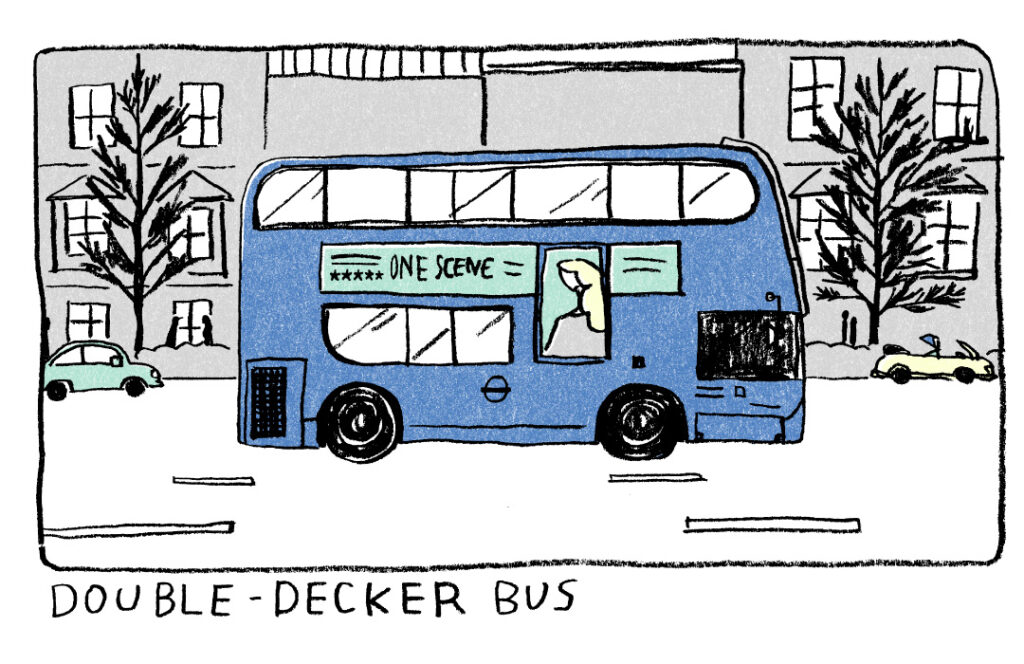 ONE SCENE ｜旅行｜トモマツユキ｜イラストレーション