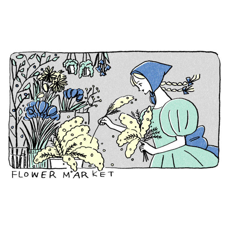 ONE SCENE no.042: Flower Market（花市場）