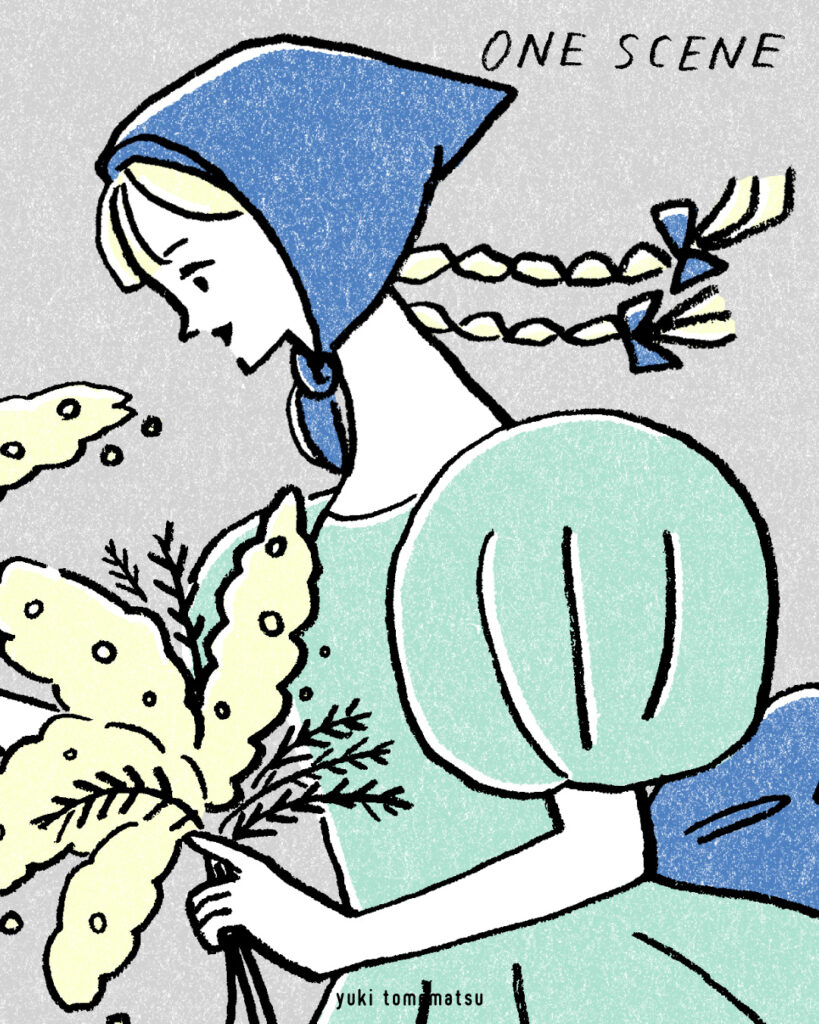 ONE SCENE ｜旅行｜トモマツユキ｜イラストレーション