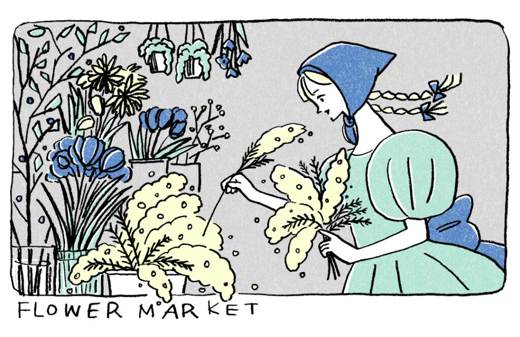 ONE SCENE ｜旅行｜トモマツユキ｜イラストレーション