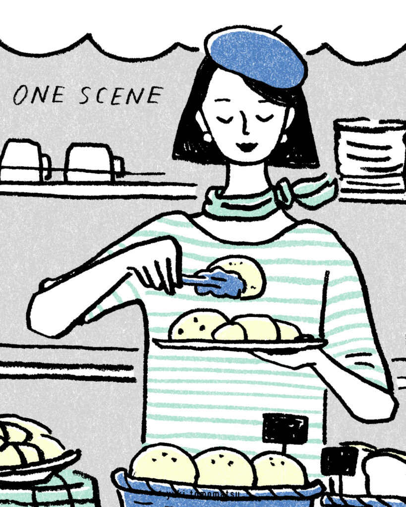 ONE SCENE ｜旅行｜トモマツユキ｜イラストレーション