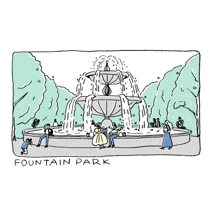 ONE SCENE : Fountain Park（噴水公園）