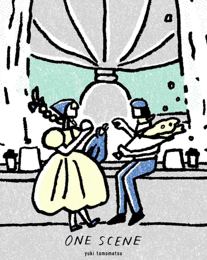 ONE SCENE ｜旅行｜トモマツユキ｜イラストレーション