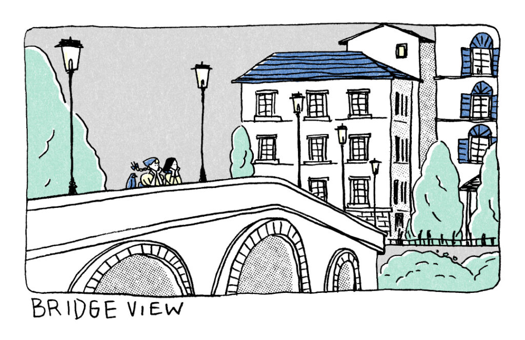 ONE SCENE ｜旅行｜トモマツユキ｜イラストレーション