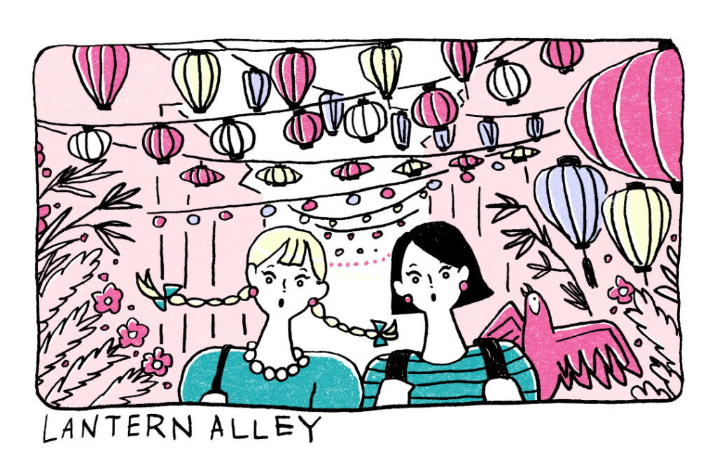 ONE SCENE ｜旅行｜トモマツユキ｜イラストレーション